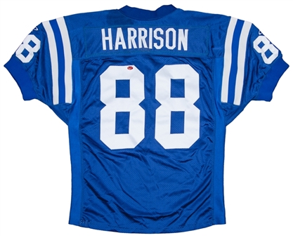 1998 Marvin Harrison Game Used Indianapolis Colts Home Jersey (Mears)